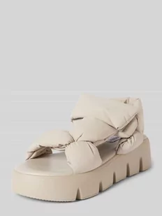 Sandały na platformie w jednolitym kolorze model ‘BONKERS’ - Sandały damskie - miniaturka - grafika 1