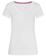 Koszulki i topy damskie - Koszulka damska bawełniana T-shirt damski Stedman V-Neck ST9130 White M - miniaturka - grafika 1