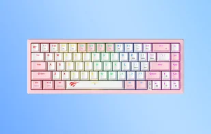 HAVIT KB874L RGB różowa - Klawiatury - miniaturka - grafika 1