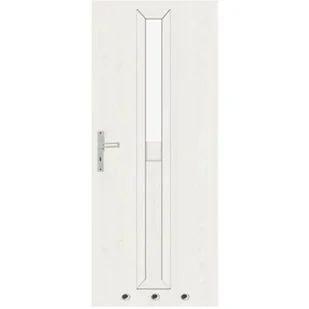 Skrzydło KLARO tuleje sosna bielona 70 P 2Z WC - Drzwi wewnętrzne - miniaturka - grafika 1