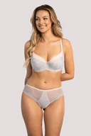 Biustonosze - Biustonosz "FRANCESCA" full cup (kolor NIEBIESKI BEŻ, rozmiar 95F) - miniaturka - grafika 1