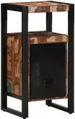 Szafki łazienkowe - vidaXL Szafka łazienkowa wielokolorowa 40x35x75 cm z litego drewna pochodzącego z odzysku - miniaturka - grafika 1