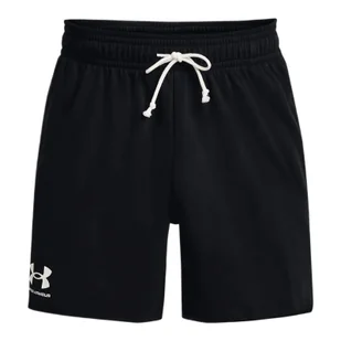 Spodenki męskie Under Armour Rival Terry 6in Short Black M - Spodenki męskie - miniaturka - grafika 1