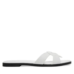 Klapki LOVE MOSCHINO JA28092G1MIA0100 Biały - Klapki i japonki damskie - miniaturka - grafika 1