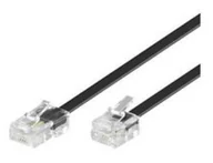 Kable - Microconnect Rj11-Rj45 6M M/M Czarny 6P/4C-8P/4C - miniaturka - grafika 1