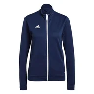 Bluzy damskie - Bluza Damska Adidas Entrada 22 Track Jacket Granatowa H57528-M - miniaturka - grafika 1