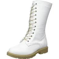 Kozaki damskie - Andrea Conti Damskie modne kozaki, brązowe/beżowe, 42 EU - miniaturka - grafika 1