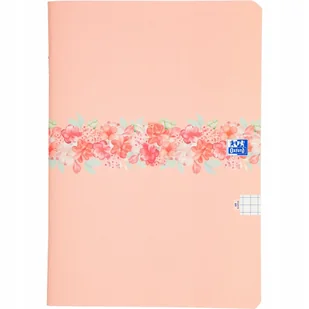 OXFORD ZESZYT SZKOLNY ZESZYTY A4 60 KRATKA FLOWERS - Zeszyty szkolne - miniaturka - grafika 1