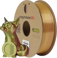 Filamenty i akcesoria do drukarek 3D - Copymaster3D Tri-Silk filament for 3D printer, 1.75 mm, gold/copper/black - miniaturka - grafika 1