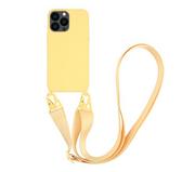 Etui i futerały do telefonów - Vivanco Necklace Cover do iPhone 13 Pro (żółty) - miniaturka - grafika 1