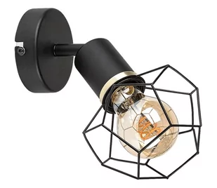 Rabalux 71065 - Kinkiet FRAN 1xE27/40W/230V śr. 12 cm czarny - Lampy ścienne - miniaturka - grafika 1