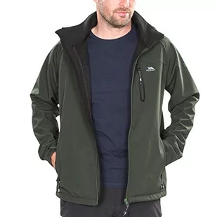 Trespass Mens Accelerator II Softshell, zielony, m MAJKSSM20007_OLIM - Kurtki męskie - miniaturka - grafika 1