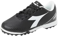 Piłka nożna - Diadora Pichichi 6 Tf Jr, buty piłkarskie dla dzieci i chłopców, Czarny biały, 38.5 EU - miniaturka - grafika 1