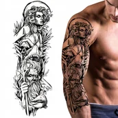 Zabawki kreatywne - ZMYWALNY TAUTAŻ TYMCZASOWY RĘKAW MEDUZA POSEJDON BOGOWIE RYBY - miniaturka - grafika 1