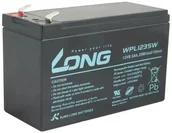 Baterie do zasilaczy awaryjnych UPS - LONG baterie 12V 8,5Ah F2 HighRate LongLife 9 let WPL1235W - miniaturka - grafika 1