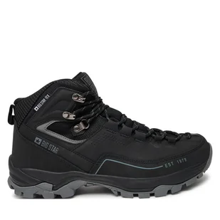 Trapery Big Star Shoes OO174341 Czarny - Botki męskie - miniaturka - grafika 1