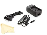 Ładowarki i akumulatory - Ładowarka 2W1 Do Kamer Sanyo Typ Db-L40 Db-L40A - miniaturka - grafika 1