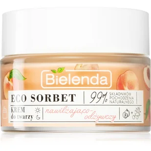 Bielenda Eco Sorbet Krem brzoskwinia + prebiotyki - Kremy do twarzy - miniaturka - grafika 1