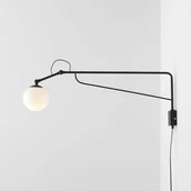 Lampy ścienne - Aldex Soho Glass kinkiet 1-punktowy czarny 1105C1_D - miniaturka - grafika 1