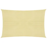 Parasole ogrodowe - vidaXL Żagiel przeciwsłoneczny, 160 g/m, beżowy, 3x4 m, HDPE vidaXL - miniaturka - grafika 1