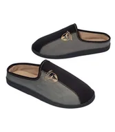 Kapcie męskie - Kapcie ze sztucznego zamszu i polaru Mężczyzna Atlas For Men - Kolor : Szary - Rozmiar : 39 - miniaturka - grafika 1