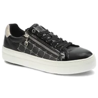 Sneakersy damskie - Tamaris, Sneakersy, 1-23313-28 098 Black Comb, rozmiar 36 - miniaturka - grafika 1