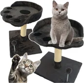 Drapaki dla kotów - ZW2F DRAPAK DLA KOTA LEGOWISKO WIEŻA ŁAPA - miniaturka - grafika 1