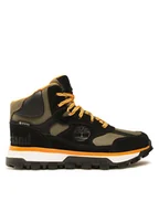 Buty dla chłopców - Timberland Trzewiki Trail Trekker Mid Gtx GORE-TEX TB0A269R0151 Czarny - miniaturka - grafika 1