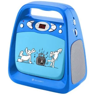 Radioodtwarzacz GOGEN BOBKARAOKEB Niebieski - Radia - miniaturka - grafika 1