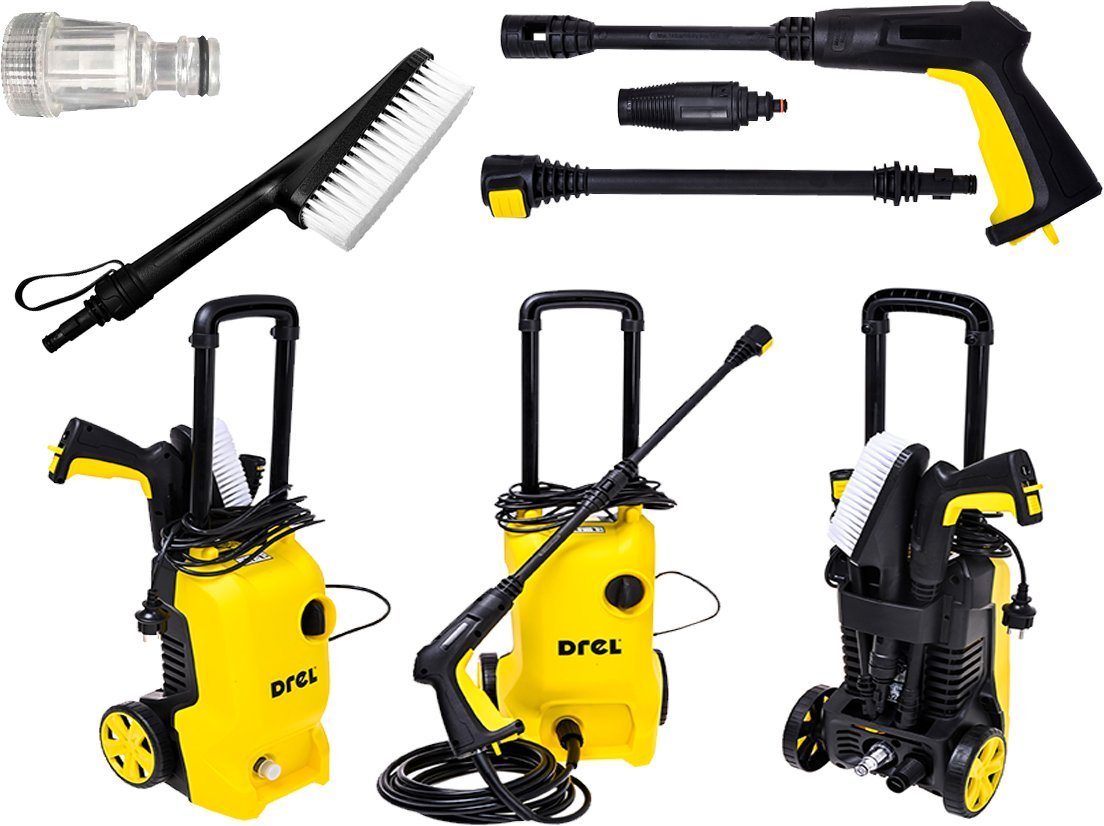 DREL Myjka ciśnieniowa 110 bar 1400W 420l/h