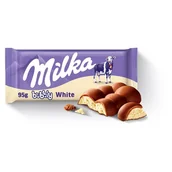 Czekolada - Kraft Czekolada Milka Bubbly White z napowietrzoną białą czekoladą 95 g - miniaturka - grafika 1