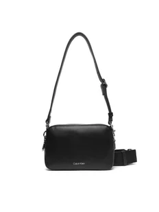 Calvin Klein Torebka Webbing Double Strap Camera Bag LV04F3165G Czarny - Torebki damskie - miniaturka - grafika 1