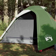 Namioty - vidaXL Namiot kempingowy, 2-os., zielony, 264x210x125 cm, tafta 185T - miniaturka - grafika 1