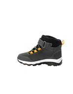 Buty dla chłopców - Jack Wolfskin Dzieci uniseks VOJO LT TEXAPORE MID K buty na zewnątrz, slate Zielony, 28 EU - miniaturka - grafika 1