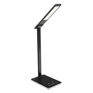 Media-Tech Lampka biurkowa LED 5W Media-Tech MT221K z bezprzewodowa ładowarka indukcyjna QI - Lampy stojące - miniaturka - grafika 1