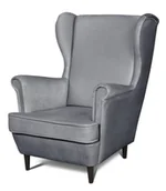 Fotele - Fotel Leo Element 23 Szary - miniaturka - grafika 1