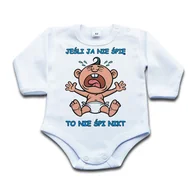 Body dla niemowląt - BODY - Jeśli ja nie śpię to nie śpi nikt - 98 dł - miniaturka - grafika 1