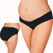 Bielizna ciążowa - Majtki Ciążowe Pod Brzuch Komplet X4 Ukośne - miniaturka - grafika 1