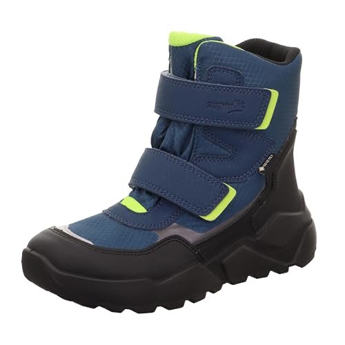 Superfit Rocket Gore-Tex śniegowce z ciepłą podszewką, niebieskie/jasnozielone 8010, 41 EU szerokie, Niebieski jasnozielony 8010, 41 EU Weit