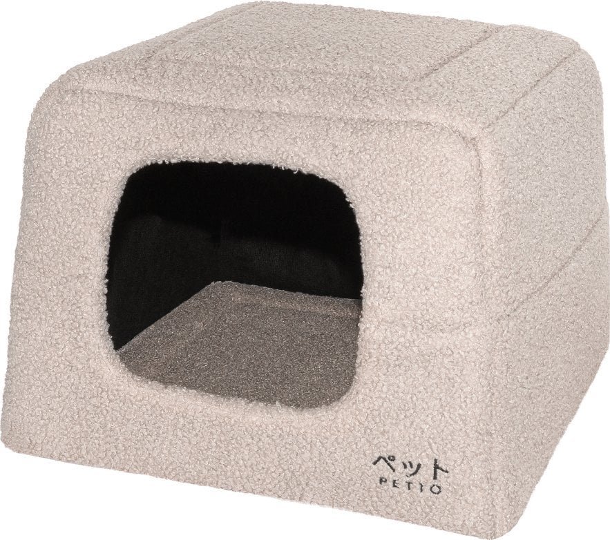 PETTO Domek legowisko 2w1 Uchi Cozy Beżowe