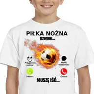 Piłka nożna - 3285 PIŁKARSKA KOSZULKA PIŁKA NOŻNA DZWONI 140 - miniaturka - grafika 1