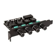 Kontrolery gier na PC - Lamptron CP436 4-kanałowy kontroler wentylatorów do gniazda PCI - srebrny - miniaturka - grafika 1