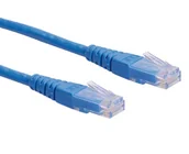 Kable miedziane - ROLINE UTP LAN kabel Cat 6, kabel sieciowy Ethernet z wtyczką RJ45, niebieski 1 m - miniaturka - grafika 1