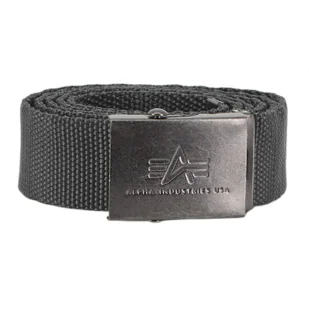 Pasek parciany Alpha Industries Heavy Duty 100906 04 - Szary RATY 0% | PayPo | GRATIS WYSYŁKA | ZWROT DO 100 DNI - Odzież taktyczna i umundurowanie - miniaturka - grafika 1