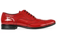 Półbuty męskie - Czerwone lakierki męskie - Austerity Modini T19 45 - miniaturka - grafika 1