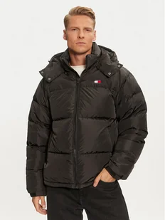 Tommy Jeans Kurtka puchowa Alaska DM0DM19537 Czarny Loose Fit - Kurtki męskie - miniaturka - grafika 1