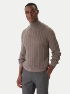 Swetry męskie - JOOP! Golf Danilor 30047372 Brązowy Modern Fit - miniaturka - grafika 1