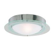 Lampy sufitowe - Searchlight JUNA - lampa sufitowa ze szkłem do łazienki - miniaturka - grafika 1