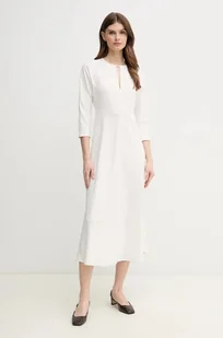 Joop! sukienka kolor beżowy maxi rozkloszowana 30046618 - Sukienki - miniaturka - grafika 1