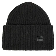 Czapki damskie - Czapka Tommy Hilfiger Elevated Heritage AW0AW17905 Czarny - miniaturka - grafika 1